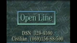 AFN Europe Open Line Safety - How to prevent accidents 2/9/2005 1165