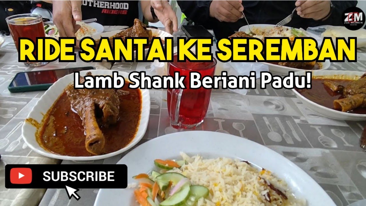 Padu! Ride Santai ke Seremban pekena Beriani Madinah. #motovlogger #scooter