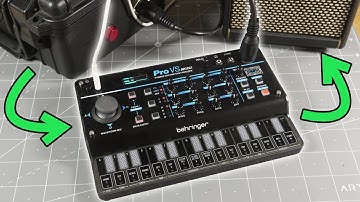 Behringer Pro VS mini Unboxing [First Use w/ MIDI + Amplifier Interface]