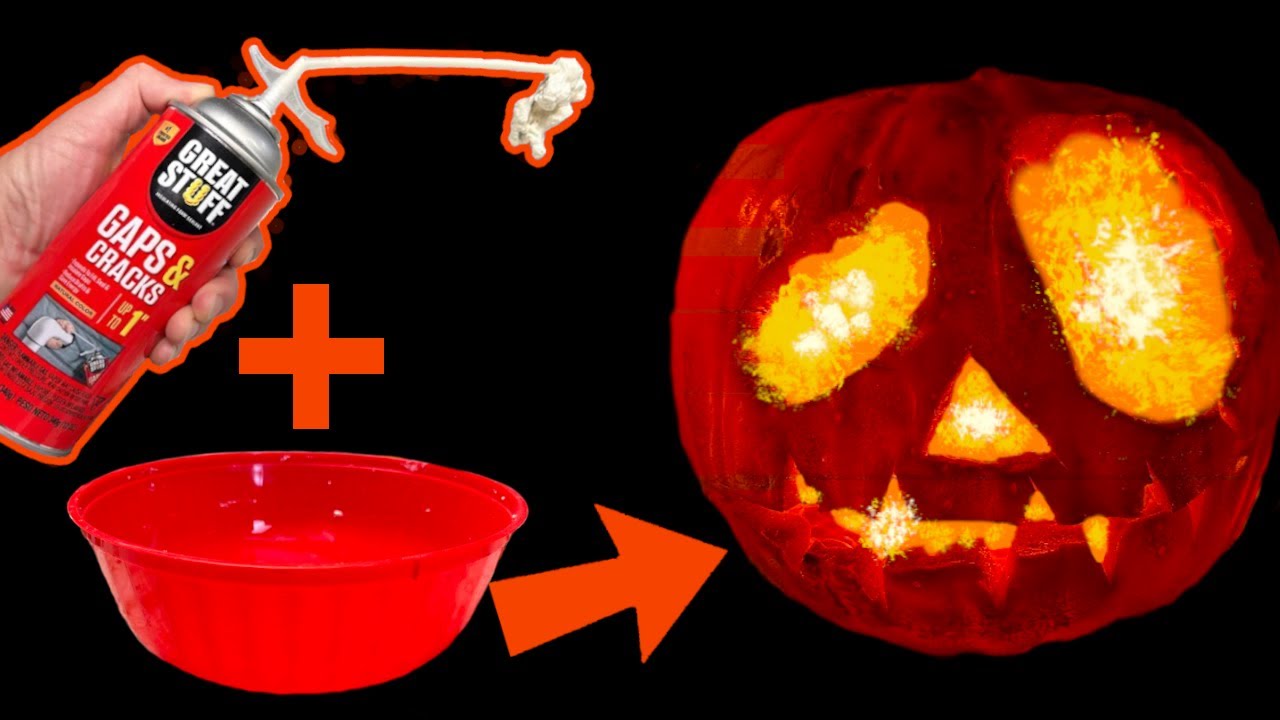 Делаем еще 200 тыкв из пенопласта (ЛЕГКИЙ способ)