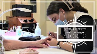 As beauty school student practices, nursing home residents sport nicest nails around screenshot 1