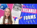 Create a fillable form in word  digital form from scratch
