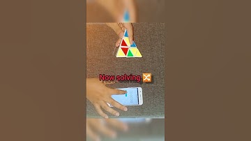 Pyraminx cube solving | Within 15 seconds (14.81) #diy #satisfying #shocking