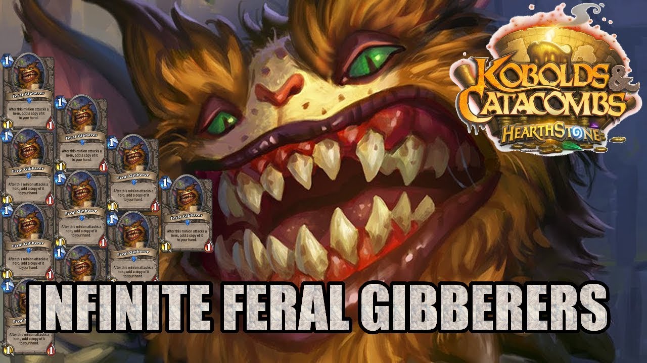 Infinite Feral Gibberers (Hearthstone Tavern Brawl 130 - Yellow-Brick Brawl)