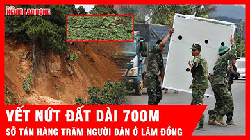 Lâm Đồng di dời người dân khẩn cấp, do xuất hiện vết nứt lớn dài 700m | Tin tức