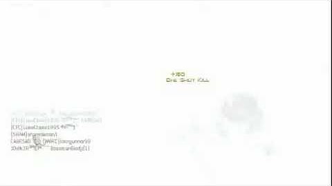 MW3 - MSR Double Kill 1 Shot - PS3