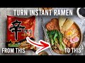 Turn INSTANT Ramen to GOURMET (Easy) | Nom Life Recipe #CrazyFrugalAsians