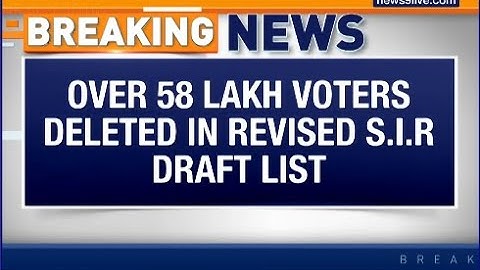 LIVE: West Bengal Draft Rolls 2026 | Over 58 Lakh Voters Deleted | S.I.R 2026 Voter List | News9