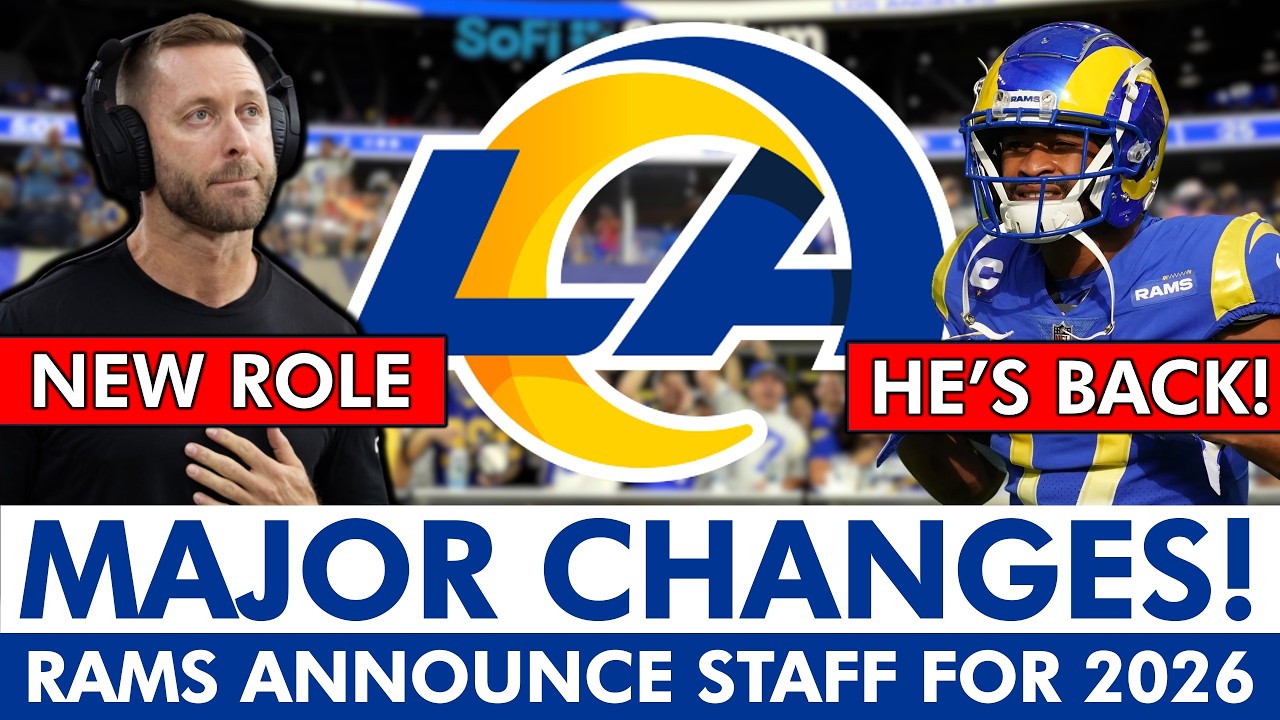 LA Rams Make HUGE Announcement! MAJOR Changes To Rams’ Coaching Staff