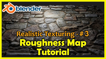 Blender Roughness Map Tutorial -Blender Realistic Texturing Series #3 Blender Roughness mapping