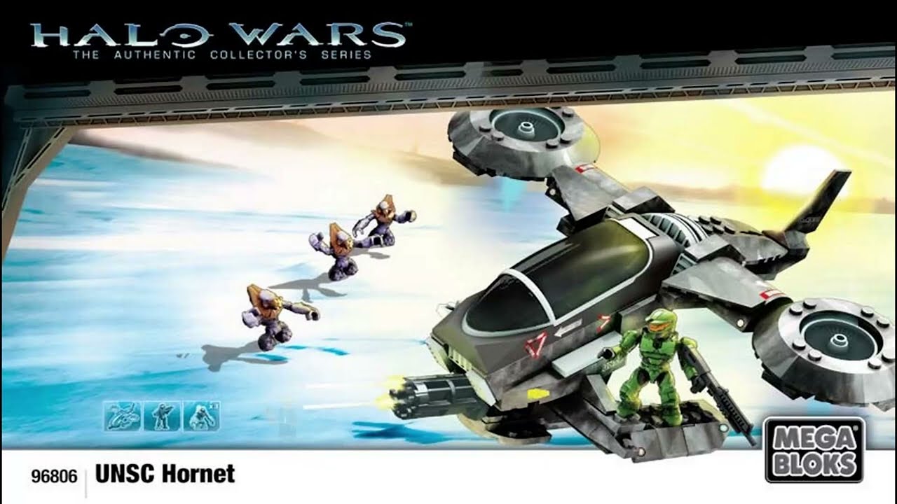 Mega Bloks Instructions | Halo | 96806 | UNSC Hornet