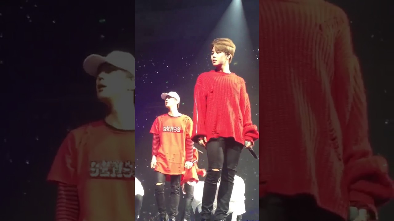 [170402] BTS The Wings Tour in Anaheim Day 2 - LOST Jimin Focus Fancam - YouTube