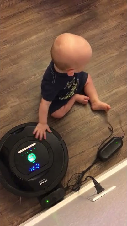 Roomba Scares Baby