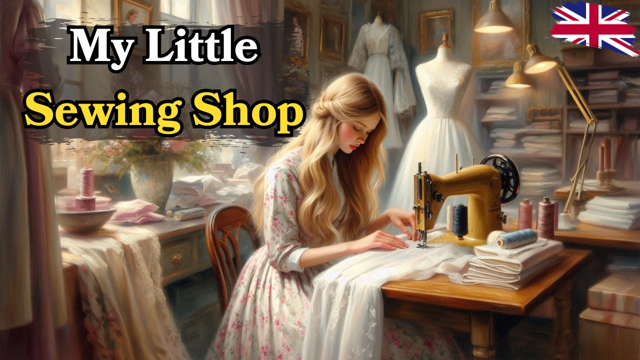 British English Listening Practice | Inside My Little Sewing Shop