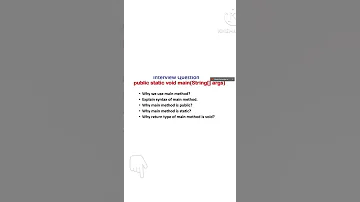Detailed Explanation Of Public Static Void Main String Args 