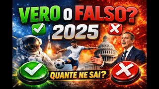 Quiz Vero o Falso ✅❌ | 40 Eventi del 2025: Solo i più attenti fanno 40/40! screenshot 4