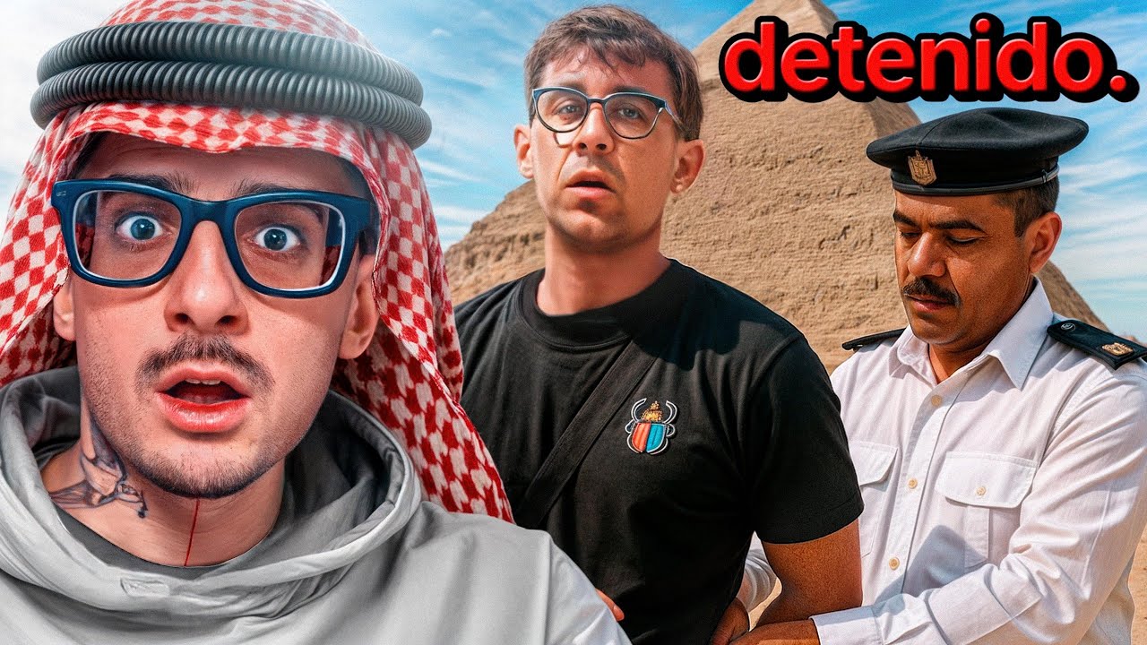 DETIENEN a este youtuber en Egipto por ir a las PIRÁMIDES a hacer esto...