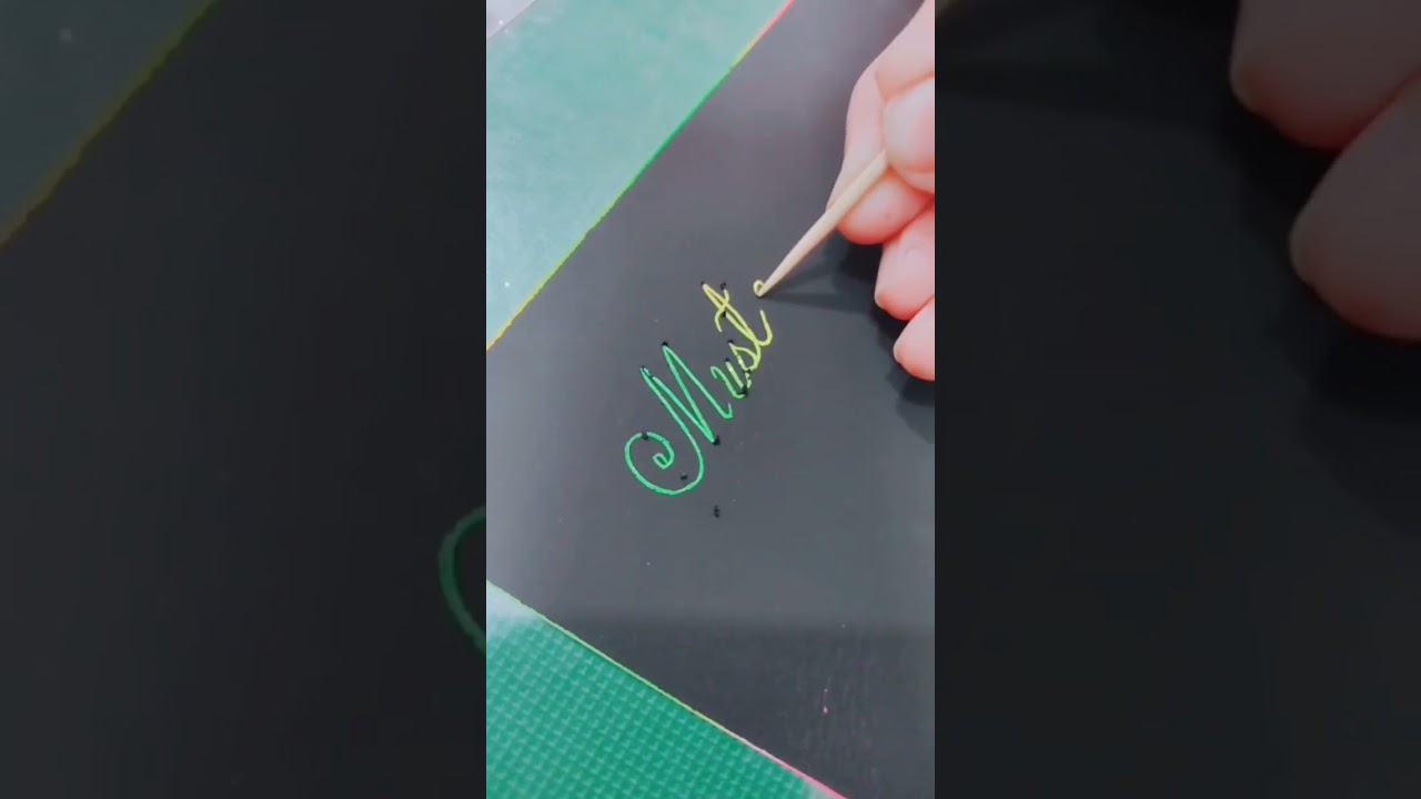 Mustafa Name Request Done ✅|Calligraphy|Name Art| How to Write Stylish Name of Mustafa