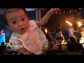 グアム🏝のポリネシアンショーでノリノリののちゃん♪|1歳3ヶ月| She is so excited to Polynesian dance♪|괌🏝에서 폴리네시안 쇼 보고 신남신남 노노짱♪