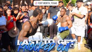 LAST TO GET KNOCKED OUT IN FORT WORTH TX 😳🔥 | Gone Wrong …