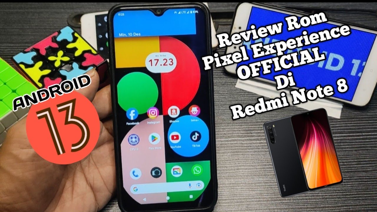 REVIEW ROM PIXEL EXPERIENCE DI REDMI NOTE 8 ... BASED ANDROID 13 - YouTube