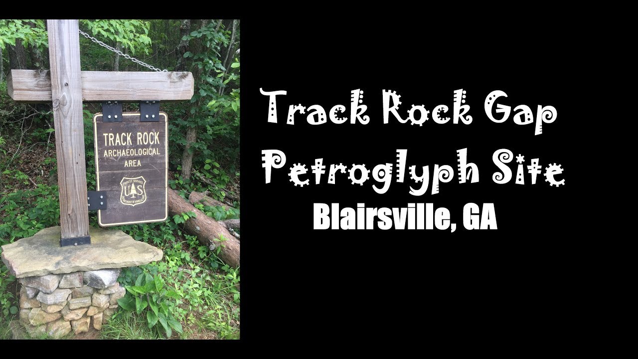 Track Rock Gap Petroglyph Site YouTube