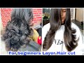 How to Layer Hair Cut/ step by step/tutorial/very easy/Layer with step Hair Cut/For beginner