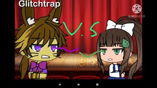 Glitchtrap Vs Monika • Gacha life singing battle • • Fnaf vs DDLC •
