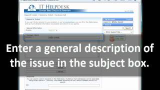 Information 01 Helpdesk - Creating a Ticket Guide