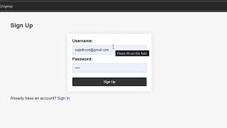 Authentication application using Node and MySQL by the Help of ChatGPT