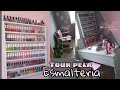 TOUR PELA MINHA ESMALTERIA EM CASA| espaço de nail designer em casa