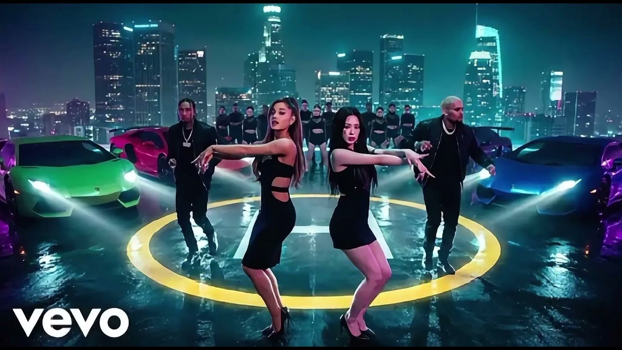 Ariana Grande, JENNIE - Light it up ft. Tyga and ChrisBrown ( Original Lyrics Music Video 2026 )