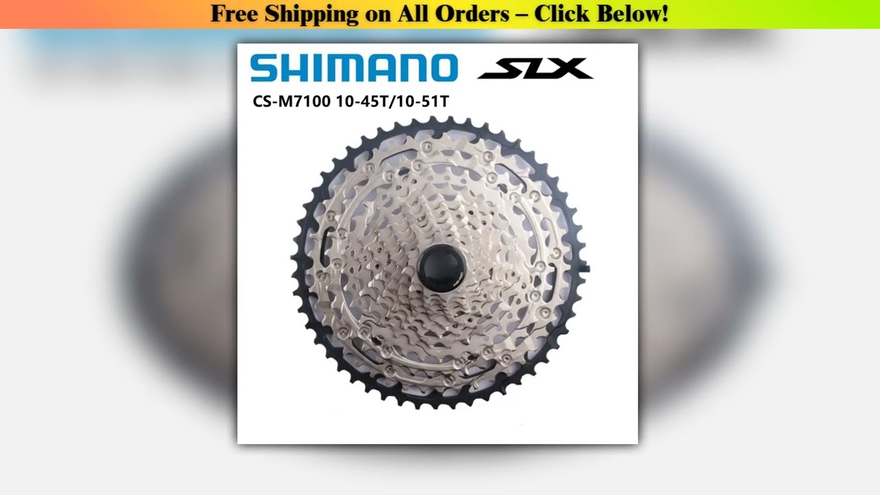Shimano SLX CS-M7100 Cassette 12s For Mountain Bike Riding Parts Original 12 Speed 10-51T 10-45T