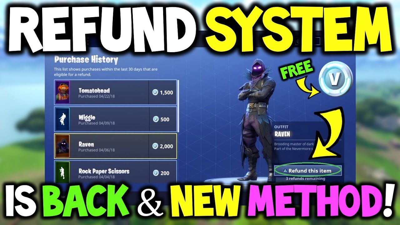 Steps-By-Step Guide on How to Refund Fortnite Skins