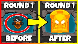 THIS WAS SO LUCKY :: Random Towers & Upgrades MOD! (Bloons TD 6)