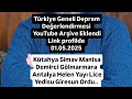 Türkiye Geneli Deprem Değerlendirmesi 21. Bölüm Haritalar düzeltilip tekrar yüklendi 👋