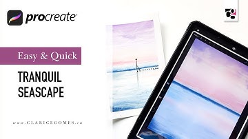 How to Create a Tranquil Seascape in Procreate App