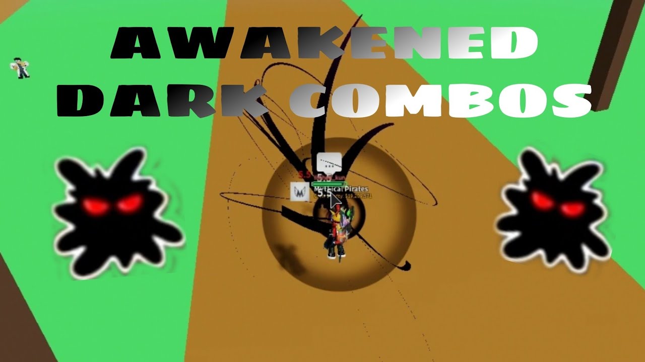 BLOX FRUIT TOP 7 AWAKENED DARK COMBOS (ONE SHOT!!) YouTube
