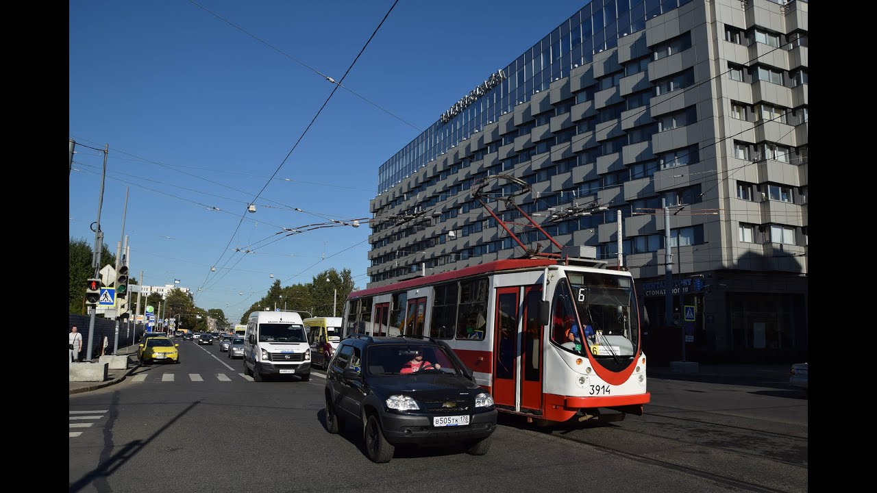 St. Petersburg Tramway, Part I. Vasilievsky Island. Трамвай Петербурга, ч. 1. Васильевский о-в. 2015