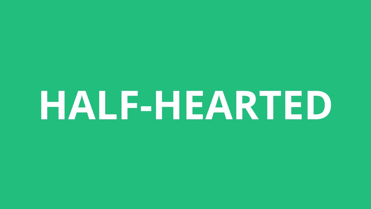 How To Pronounce Half Hearted Pronunciation Academy Youtube