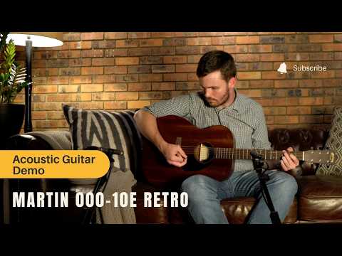 Електро-акустична гітара MARTIN 000-10E Retro Sapele, видео 1