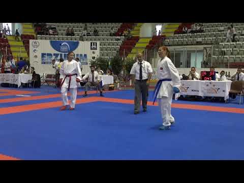 Erzurum, Turkey  11 'Palandoken' international karate tournament  / Farida Aliyeva / Final +59 kg