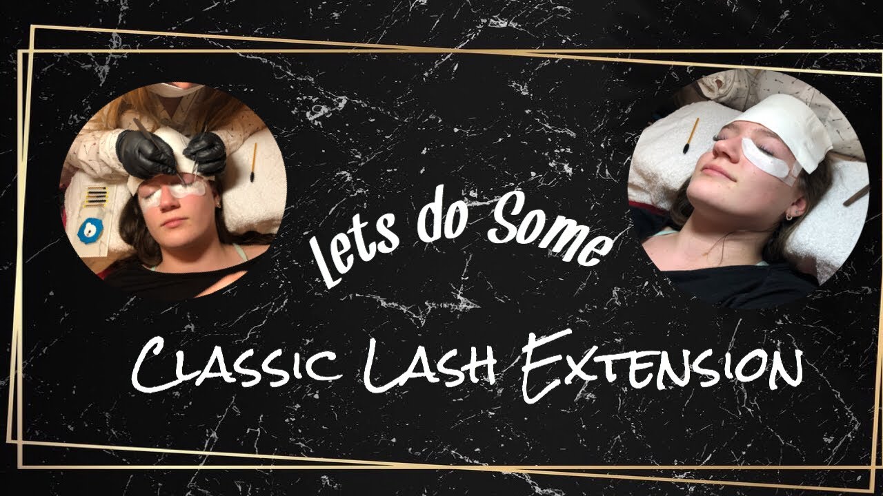Beautiful Classic Lash Extension - YouTube