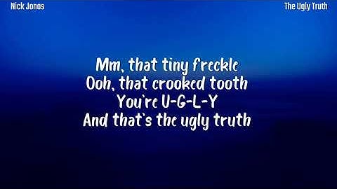 Nick Jonas "The Ugly Truth" (Lyrics) | UglyDolls Soundtrack