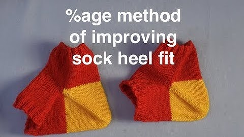 Improving Heel Fit: the percentage method