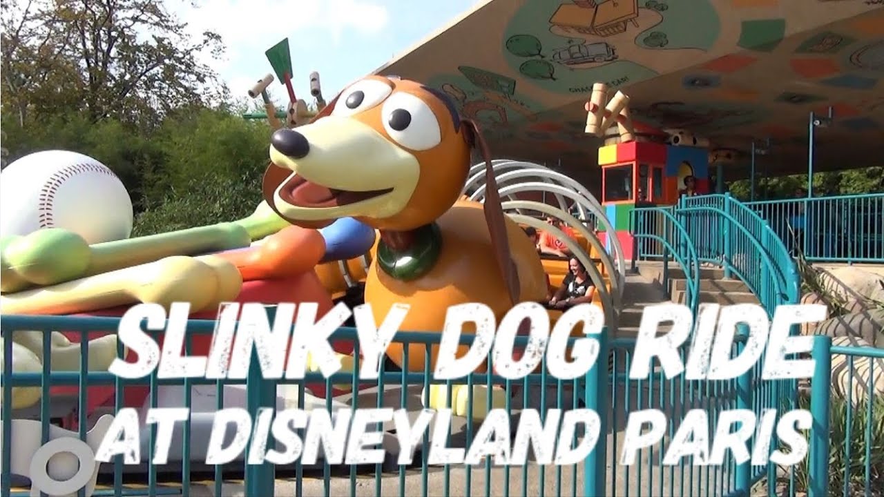 Riding Slinky Dog at Disneyland Paris YouTube