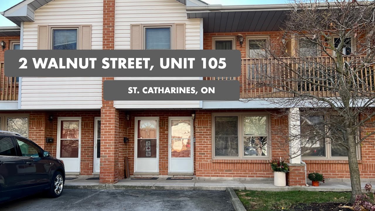 **SOLD** Unit 105, 2 Walnut Street, St. Catharines, ON