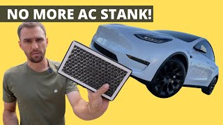 Removing the STANK from my Tesla Model Y (HEPA KING AIR FILTERS)