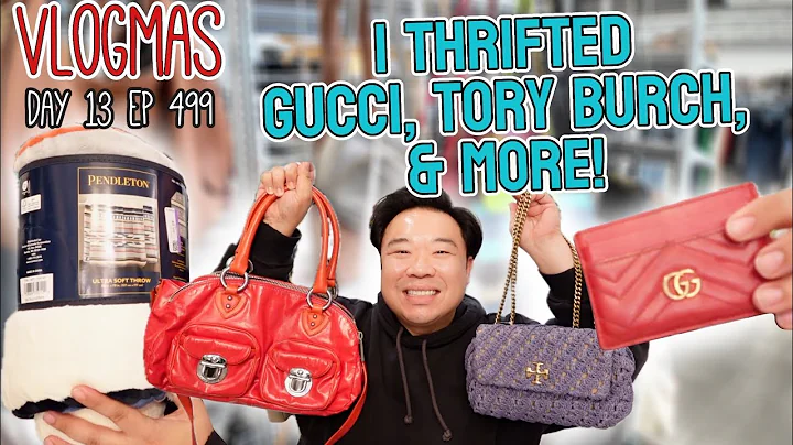 I THRIFTED GUCCI, TORY BURCH, & MORE! VLOGMAS  Day 13 EP 499