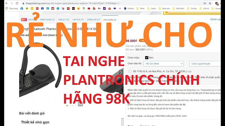 Đánh giá tai nghe bluetooth plantronics explorer 80 năm 2024